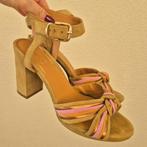 Sezane Carmela Sandalen - Maat 39 - Leer, Kleding | Dames, Schoenen, Sezane, Gedragen, Groen, Sandalen of Muiltjes