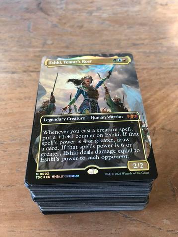 Mtg commander deck eshki dragonstorm beschikbaar voor biedingen