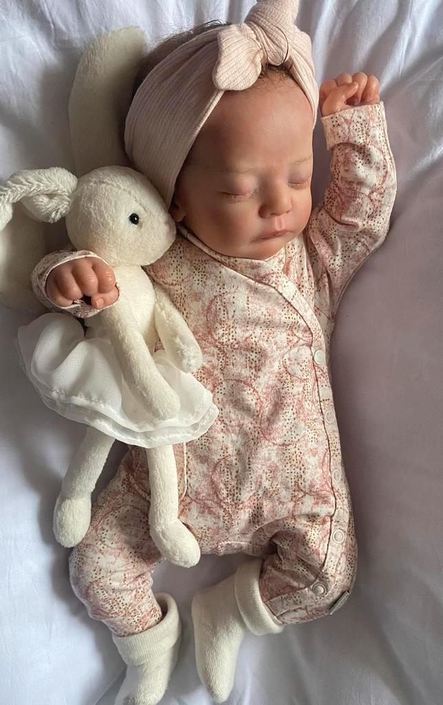 Reborn kit Kai by Gudrun Legler door Yvonne Kommers, Verzamelen, Poppen, Zo goed als nieuw, Babypop, Ophalen of Verzenden