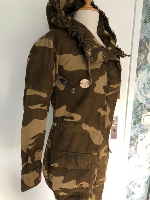 Nieuwe Camo print voorjaarsjas Parka v. Khujo mt 36 S, Kleding | Dames, Jassen | Zomer, Nieuw, Maat 36 (S), Bruin, Ophalen of Verzenden