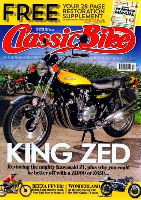 Classic Bike Magazine oktober 2014, Verzenden, Gelezen