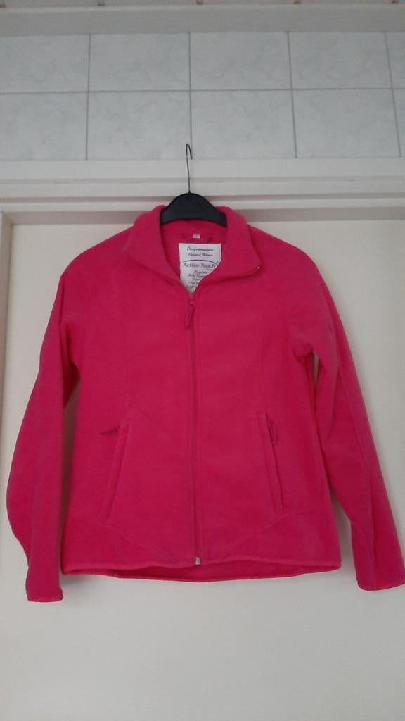 NIEUW WARM  FIETS/WANDEL FUCHSIA ROZE FLEECE VEST MAAT S, ACTIVE TOUCH, Nieuw, Ophalen of Verzenden, Roze
