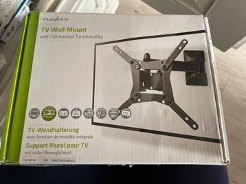 Nedis TV Muurbeugel - Nieuw in doos! En gebruikt (2 stuks) beschikbaar voor biedingen