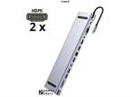 USB-C multi HUB 12-in-1, Ophalen of Verzenden