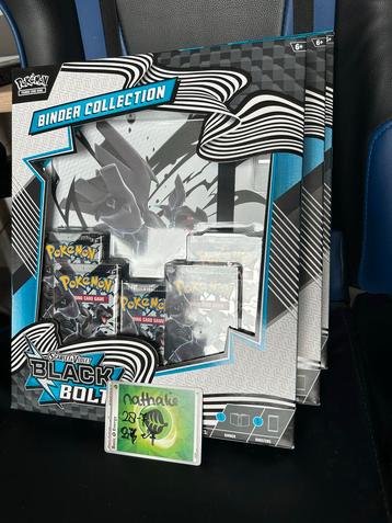 Pokémon Black Bolt Binder Collectie beschikbaar voor biedingen