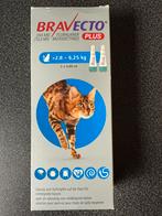 Tegen oa vlooien. Bravecto plus voor middelgrote kat., Ophalen of Verzenden, Nieuw