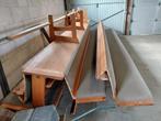 Kerkbanken, Huis en Inrichting, Ophalen, Gebruikt, Hout, Minder dan 150 cm