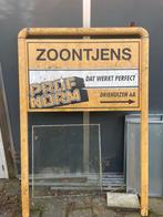 Oud reclamebord, Ophalen, Gebruikt, Reclamebord