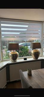 Gouden lampen, exclusief lampenkapp, Ophalen, Zo goed als nieuw