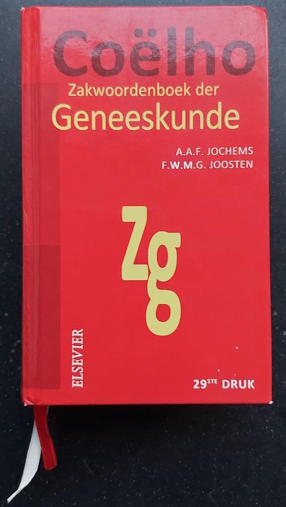 Coëlho zakwoordenboek van de geneeskunde / 9789062287550, Boeken, Studieboeken en Cursussen, Zo goed als nieuw, HBO, Ophalen of Verzenden