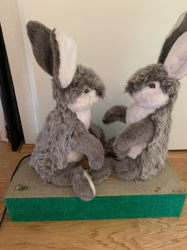 Michel Taillis automaton Hazenpaar, Ophalen of Verzenden, Gebruikt