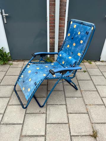 Vintage Lafuma relaxstoel. Campingstoel ligbed 90s stretcher beschikbaar voor biedingen