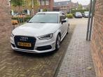 Audi A3 1.4 Tfsi 122 PK  Sportback S-tronic 2014 2xS-line!, Auto's, Audi, Zwart, Leder en Stof, 1395 cc, 650 kg