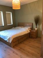 Houten Bed 160x200 cm, Gebruikt, 65 cm of meer, Hout, 55 tot 70 cm