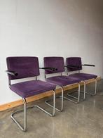 Zuiver - Eetkamerstoel - paars rib, Huis en Inrichting, Stoelen, Ophalen, Gebruikt, Overige kleuren, Drie