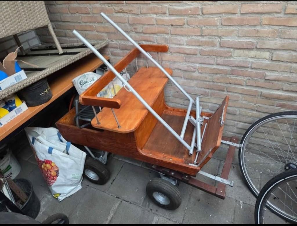 Pony kar voor mini, ongeremd, Ophalen, Zo goed als nieuw