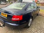 Audi A6 2.4 V6 130KW Multitronic 2008 Blauw, Auto's, Audi, Euro 5, Beige, Blauw, Bedrijf