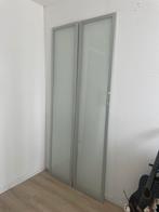2 IKEA pax melkglas deuren, Ophalen, 200 cm of meer, 50 tot 100 cm, Zo goed als nieuw