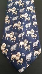 Katten en Honden stropdas met pootafdruk blauw, Nieuw, Blauw, Ophalen of Verzenden