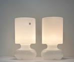 2 x vintage Ikea Lykta mushroom nacht lampjes glas wit, Ophalen, ., ., .