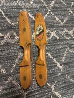 Vintage Houten Batavus Schaatsen, Ophalen of Verzenden, Gedragen, Bruin, Overige typen