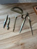 Antieke Scheepspasser in Houten Doos, Ophalen of Verzenden