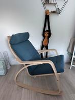 Ikea stoel Poang, Huis en Inrichting, Stoelen, Ophalen, Blauw, Zo goed als nieuw, Eén