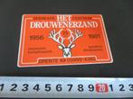 sticker Drente Het Drouwenerzand 1956 - 1981 25 jaar, Ophalen, Zo goed als nieuw, Bedrijf of Vereniging