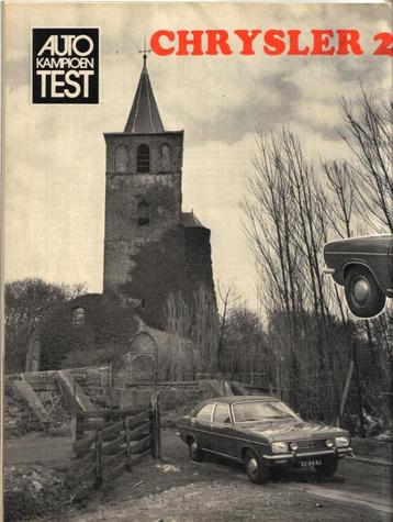 Autokampioen test Chrysler 2 Litres 1973 beschikbaar voor biedingen