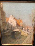 Aris Knikker schilderij ‘Stadsgezicht te Brugge’, Antiek en Kunst, Kunst | Schilderijen | Klassiek, Ophalen of Verzenden