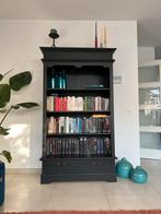 Teakhouten Boekenkast Zwart, Huis en Inrichting, Kasten | Boekenkasten, Ophalen, Gebruikt, 100 tot 150 cm, Teakhout