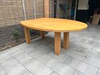 Eiken eettafel ovaal 167x121 cm, Ophalen, Gebruikt, 100 tot 150 cm, Eikenhout