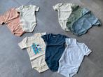 NIEUW Rompertjes maten 50/56 62/68 beige groen wit blauw, Ophalen of Verzenden, Nieuw