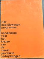 Handleiding voor DAF  Bedrijfswagens uit 1964, Ophalen of Verzenden