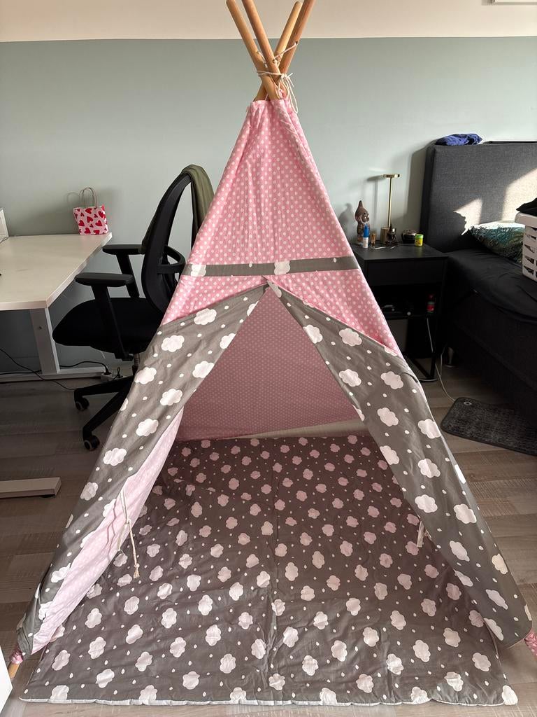 Leuke tipi tent voor kinderen, Ophalen of Verzenden, Zo goed als nieuw