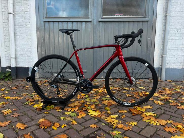 SALE MERIDA SCULPTURA 6000 CARBON DISC ULTEGRA DT SW ZGAN!!, Fietsen en Brommers, Fietsonderdelen, Zo goed als nieuw, Racefiets