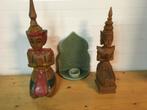 Tempelwachter, hout, Thailand, spiritueel, Huis en Inrichting, Woonaccessoires | Boeddhabeelden, O, O, Ophalen of Verzenden, O