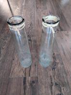 Vazen, Overige kleuren, Ophalen of Verzenden, Minder dan 50 cm, Glas