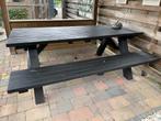 Robuuste picknicktafel, Tuin en Terras, Picknicktafels, Ophalen, Zo goed als nieuw, Rechthoekig, Hout