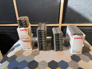 Märklin c-rail - passtukjes 24206-24064-24077-24094 beschikbaar voor biedingen
