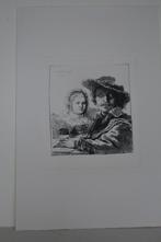 Rembrandt Ets door Amand Durand Meester-Graveur 1980 GA3, Antiek en Kunst, Verzenden