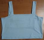Licht Blauwe croped top XS., Blauw, Ophalen of Verzenden, Zo goed als nieuw, Zonder mouw