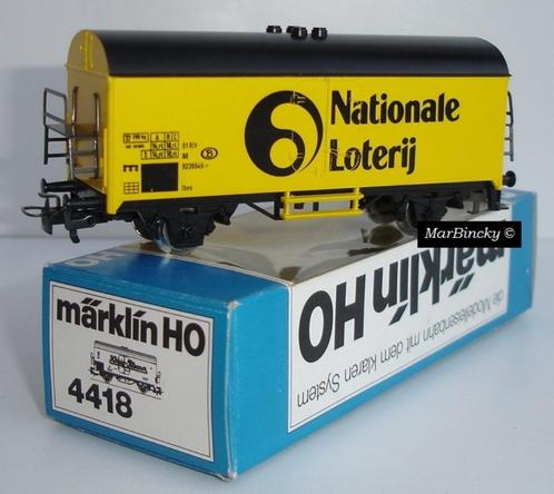Märklin 4415 Nationale Loterij / Loterie Nationale Koelwagen, Hobby en Vrije tijd, Modeltreinen | H0, Zo goed als nieuw, Wagon