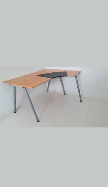 Bureau ikea galant 160x 80 hoogte verstelbaar - afbeelding 4