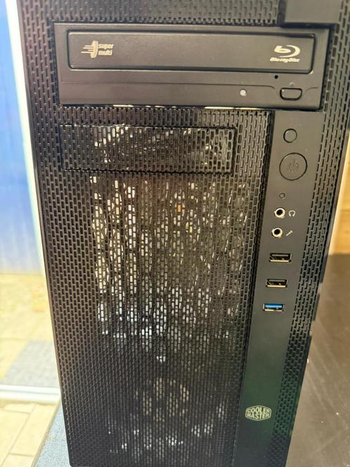 Cooler master pc kast met voeding Blu-ray RW /usb hub/spdif, Computers en Software, Interne voedingen, Refurbished, Ophalen