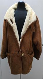 Stoere shearling lammy coat super zacht en soepel lamsleer L, Kleding | Dames, Jassen | Winter, Beige, Maat 42/44 (L), Ophalen of Verzenden