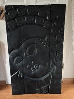 Boeddha houten wandpaneel., Ophalen of Verzenden