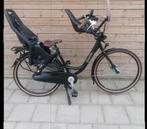 Gazelle bloom moederfiets met yepp zitjes H 57cm, Fietsen en Brommers, Fietsen | Dames | Moederfietsen, Ophalen, 2 zitjes, 56 cm of meer