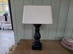 Vintage Schemerlamp met Witte Kap, Ophalen of Verzenden, Minder dan 50 cm