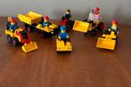 Vintage LEGO bouwwerktuigen 6652, 6630, 625, 6607, 607, 6608, Ophalen of Verzenden, Gebruikt, Complete set, Lego
